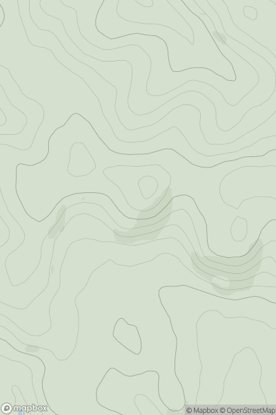 Thumbnail image for Great Hill [South West England] showing contour plot for surrounding peak